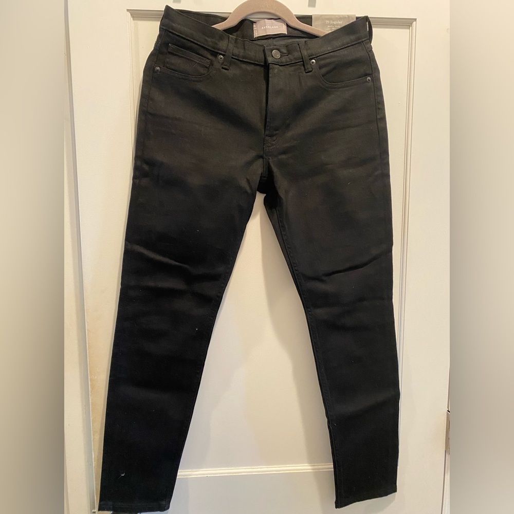 Everlane black skinny jeans
